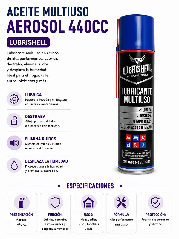 1120MAX Aceite Multiuso Aerosol 440cc 1120MAX