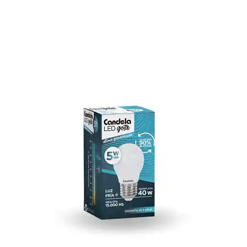 Foco LED Gota 5W Luz Fria Candela