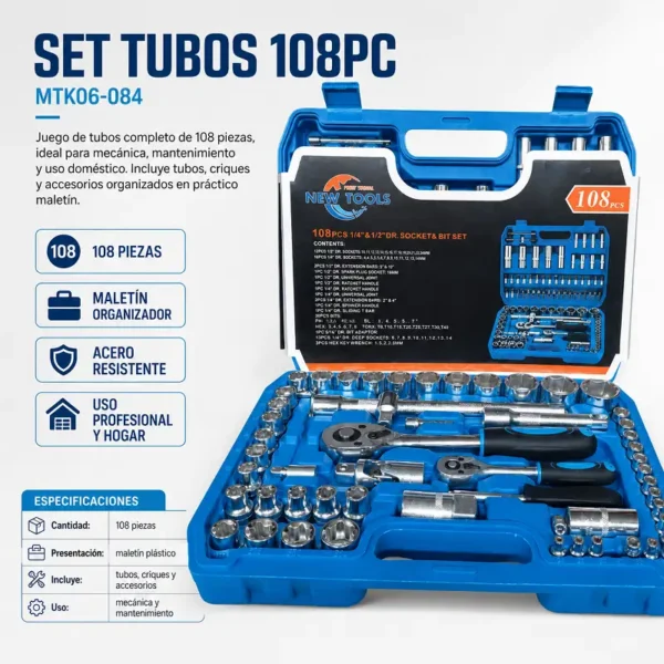 Set Tubos 108pz MX2509-6