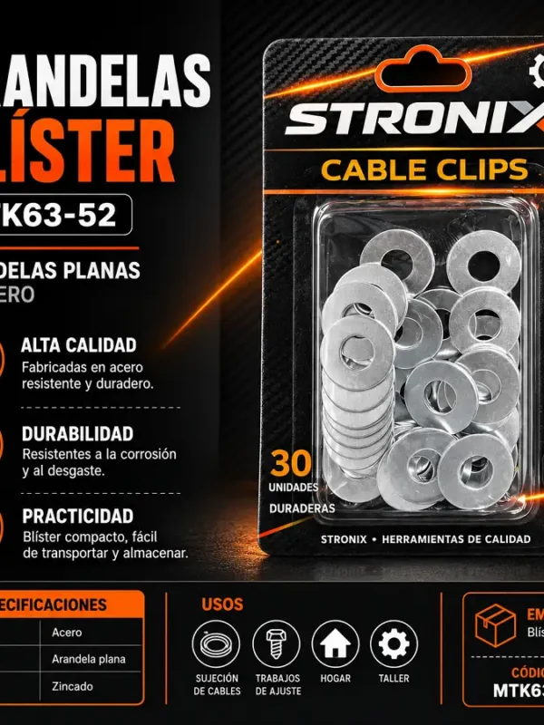 Arandelas Blister 30pz MTK63-52