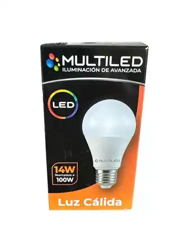 Foco LED 14W Luz Cálida Multiled