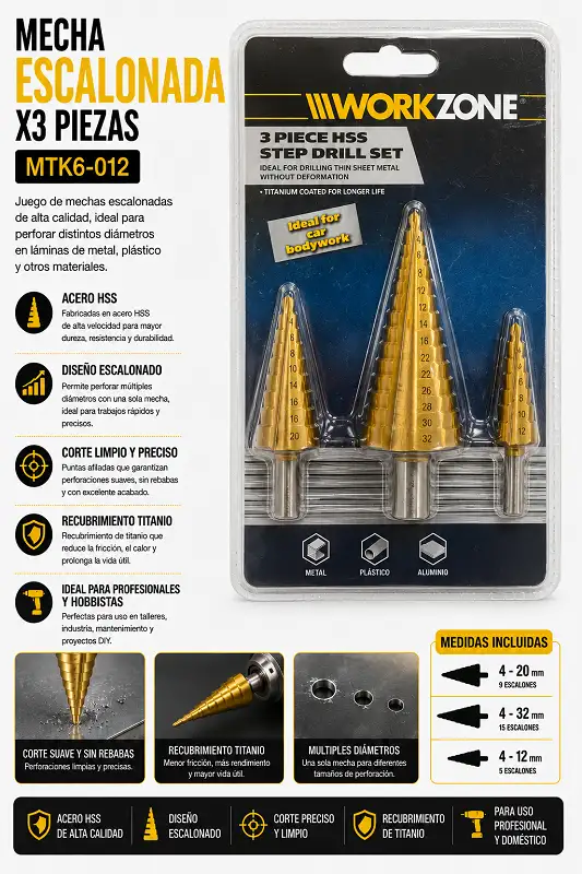 Mecha Escalonada X3 MTK6-012
