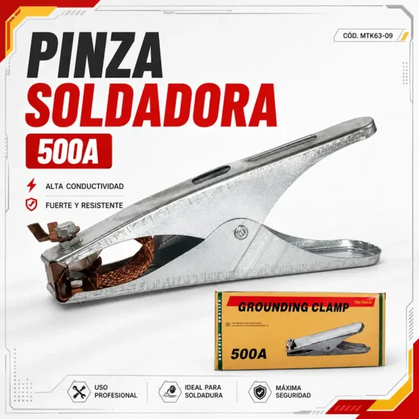 Pinza Soldadora 500A MTK63-09