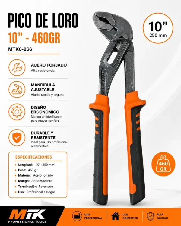 Pico de Loro 10" 460gr MTK6-266
