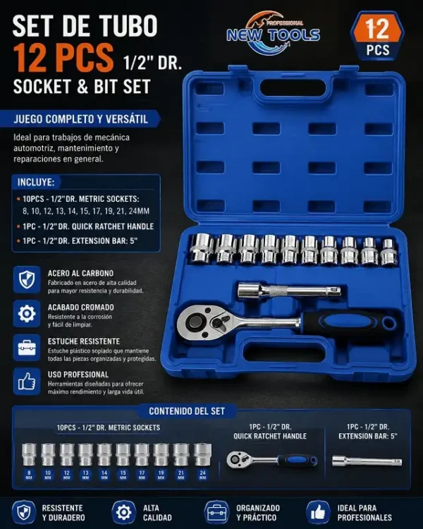 Set Tubos 12pz MX2509-11