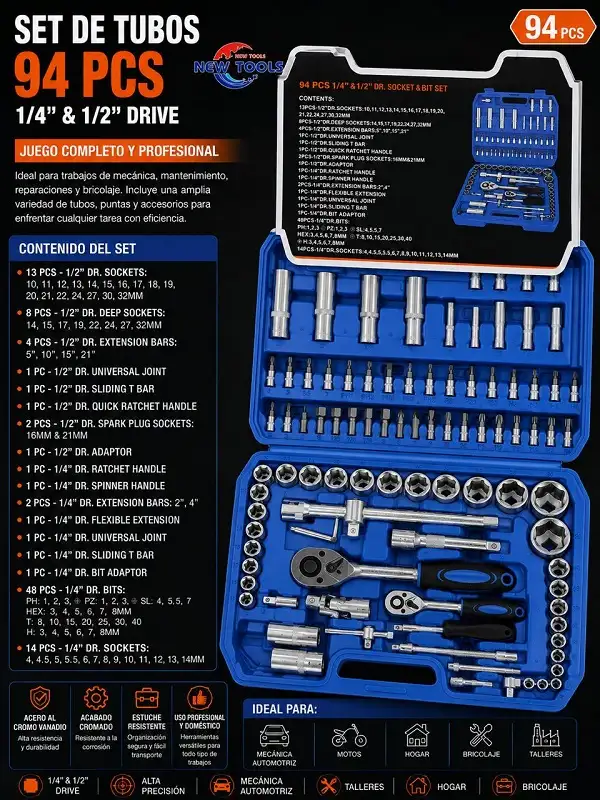 Set de Tubos 94pz MX2503-3