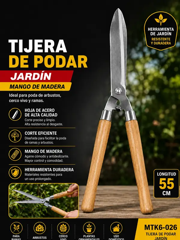 Tijera de Podar Madera 55cm MTK6-026